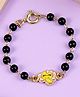 Asthetika Beads Embellished Elephant Applique Detailed Nazariya Bracelet - Yellow