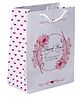 Thank U Theme Return Gift Paper Bag with Rope Handle - Pack of 10| Party Favour Bags