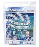 WELCOME Prince Combo Pack - 46 Pcs| Includes Inflatble Foil Baby & Foil Baby Foot| Welcome Prince Banner & 2 Pcs Fringe Curtain's Blue| 40 pcs Balloons