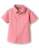 UCB Cotton Woven Gingham Half Sleeves Checks Shirt Red 6-9 Months