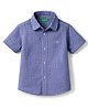 UCB Cotton Woven Shirt Half Sleeves Gingham Checks Blue 6-9 Months