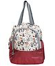 Amary Lunch Bag Birds Bear Maroon