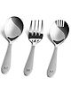 VAYA Cutlery Set | Premium Stainless Steel | 1 Spoon + 1 Fork + 1 Spork | Set of 3