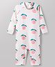 KIDLINGSS Full Sleeves Fruits Printed Legged Swimsuit - Cream