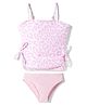 KIDLINGSS Sleeveless Leopard Printed 2 Piece Swimsuit - Light Pink