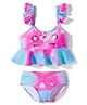 KIDLINGSS Frill Sleeves Tie Dye 2 Piece Swimsuit - Purple