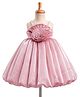 Enfance Woven Sleeveless Flower Applique Party Dress - Light Pink