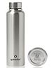 Speedex Stainless Steel Water Bottle 1L (1000 ml), Leak Proof Cap, BIS Approved, for Office, School, Gym & Travel, Silver Set of 1