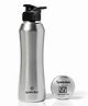 Speedex Stainless Steel Water Bottle 1 Ltr, Leak Proof Sipper, BIS Approved, 1000 ml for Office, School, Gym & Travel, Silver (Set of 1)