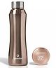 Speedex Stainless Steel Water Bottle 1 Litre (1000 ml), Leakproof Screw Cap, BIS Approved, Copper Gold, Pack of 1