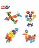 Planet of Toys Geometry Snowflakes Blocks Multicolour - 60 Pieces