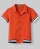 UCB Cotton Woven Shirt Half Sleeves Resort Collar Red 10-11 Years