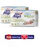 Little Angel Soft & Pure Premium Baby Diaper Pants - New Born (0-5 kg) - 72 Pieces| With BreathableAir Layers for Rash-Free Comfort, Lightweight AirSlim Fit, No-Marks Soft Waistband, MaxAbsorb Dry Protection & Calendula Extracts for Baby's Soft Delic