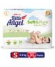 Little Angel Soft & Pure Baby Diaper Pants | 12 Hours Absorption | Calendula Infused Rash-Free Comfort | Breathable AirSlim Fit & Dermatologically Tested | Small (4-8 kg) - 30 Pieces