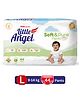 Little Angel Soft & Pure Baby Diaper Pants | 12 Hours Absorption | Calendula Infused Rash-Free Comfort | Breathable AirSlim Fit & Dermatologically Tested | Large (9-14 kg) - 44 Pieces