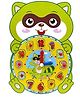 PLUSPOINT Wooden Rainbow Clock Puzzle Toy for Kids Learning Time Numbers Colors Early Education Montessori Educational Toy Gift for Kids - Multicolor