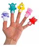 PLUSPOINT Finger Puppets 5 PCS Rubber Puppets for Stories with Hands Waterproof Vinyl Cute Finger Props Figures Novelty Toys Gift for Kids Toys Party Favors Goodie Bag Fillers (Farm)
