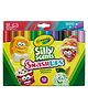 Crayola Silly Scents Smash-Up Wedge Tip Markers - 12 Colours