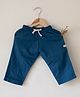 Love the World Today Cotton Woven Solid Pajamas - Blue