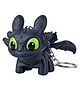 WOLTAX Dragon Keychain Toy with Moving Wings and Light, On Off Switch, Black Night Fury, Car Dashboard, Office Decoration