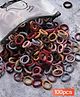 Ziory Set Of 100 Solid Rubber Bands - Multi Colour