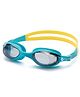 Konex Swimming Goggles for Kids with Polarised UV Protected Lens, Anti-Fog and Anti-Leak Design with 3D Seal for Clear Wide Angle View -  Sea Green
