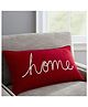 Peach Cuddle Home Christmas Cushion (18X12 Inches, Red) Christmas Decoration Cushion, Xmas Throw Pillow, Best Gift for Xmas, Cozy Accent Pillow