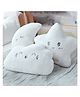 Peach Cuddle Cute Cloud Moon Star Cushions for Baby & Toddlers (Pack of 3) Cot Cushion with Embroidery Details, Cute cot Cushion, Crib Cushion, Baby Pillows, Nursery Decor