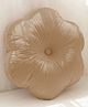 Peach Cuddle Cute Flower Shaped Floor Cushion for Kids Room (Pack of 1, 16x16 inch, Biege) Living Room, Bedroom, Patio, Luxury Furnishing for Kids Room, Velvet Cushion