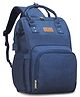 Motherly Crown Melange Fabric Diaper Bag for Mothers for Travel With Warranty(Blue)