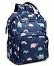 Motherly Flame Printed Diaper Bag for Mothers for Travel, Maternity Bag for Newborn Baby(Blue Elephant)