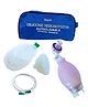 MQUIP Pediatric Purple Silicone Ambu Bag (500ml) | Manual Resuscitator for Pediatric | Emergency Respiratory Support | 2600ml Reservoir Bag | 1.87m Oxygen Tubing | Latex-Free