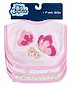 Big Softies 3 Pack Newborn Bibs - Butterfly