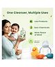 BabyOrgano All-in-One Baby Cleanser 300ml removes 99% germs, pesticides & residue. Made with Neem, Reetha & bio-enzymes. Safe for bottles, toys, clothes & more. Chemical-free, gentle for 0+ months.