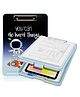 Parteet A4 Plastic Clipboard with Storage Case|Exam Board for Kids - Ideal for School, Office and Travel|Perfect for Students & Teachers|Clip Pad for Paper and Documents (Space)