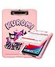 Parteet A4 Plastic Clipboard with Storage Case|Exam Board for Kids - Ideal for School, Office and Travel|Perfect for Students & Teachers|Clip Pad for Paper and Documents (Kuromi)
