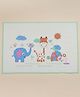 Baby Moo Elephant Giraffe Friends Air Filled Waterproof Massage Mat - Green
