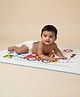 Baby Moo Hippo Car Ride Air Filled Waterproof Massage Mat - Blue