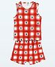 Cocoon Care Bamboo Knit Sleeveless Checked Coordinating Vest & Shorts Set  - Red