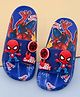 Yellow Bee Marvel Featuring Spider Man Applique Detailed  Applique Flip Flops  - Blue