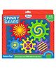 Skillmatics Spinny Gears for Babies Fun Interlocking Spinning Gears STEM and Sensory Toy Suction Spinners for Windows Table Bath Travel Toy Gifts for Infants and Toddlers - Set of 5