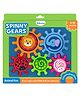 Skillmatics Spinny Gears for Babies Fun Interlocking Spinning Gears STEM and Sensory Toy Suction Spinners for Windows Table Bath Travel Toy Gifts for Infants and Toddlers - Set of 5
