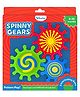 Skillmatics Spinny Gears for Babies Fun Interlocking Spinning Gears STEM and Sensory Toy Suction Spinners for Windows Table Bath Travel Toy Gifts for Infants and Toddlers - Set of 3