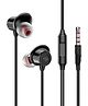 ZEBRONICS Buds 50, 3.5mm, in-Ear, Wired Earphones, in-Line MIC, 10mm Neodymium Bass Drivers, 1.2m Soft Silicon Cable, Magnetic Earbuds, Compatible with Mobile | Tablet | Laptop (Black)