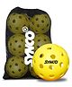 SYNCO Pickleball S40 (Set of 6), 40 Holes Ball for Outdoor Play
