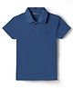 Doreme Cotton Knit T-Shirt Half Sleeves Polo Blue 2-3 Years