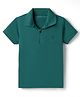 Doreme Cotton Knit T-Shirts Half Sleeves Polo Neck Green 2-3 Years