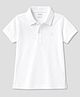 Doreme Cotton Knit Polo T-Shirt with Half Sleeves in White for 2-3 Years