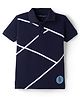 Doreme Cotton Knit T-Shirts Half Sleeves Polo Blue 3-4 Years