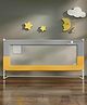 StarAndDaisy Baby Bed Guard Rail with U-Full Body Support Frame, Adjustable Height/Portable Single Side Bed Rail for Infant & Toddler's Safety-1.5M (Yellow & Grey)